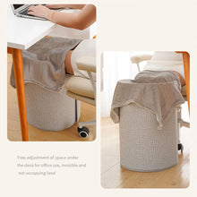 Carregar imagem no visualizador da galeria, Silent Foldable Leg Warmer Pro - Under Desk Electric Foot Heater with Thermostat & Auto Shut Off for Office Home Timer